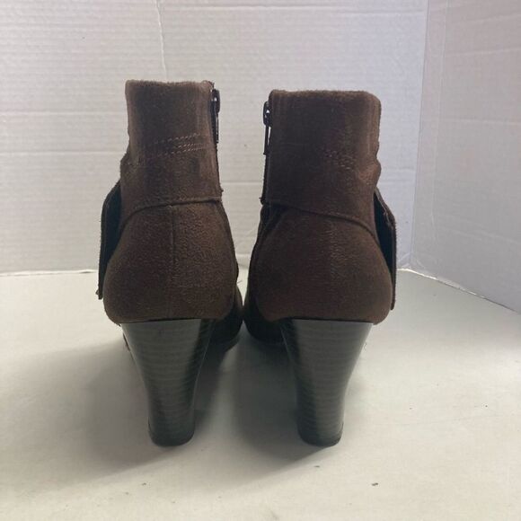 KIM ROGERS Brown Austin Booties Size 8.5 M - Picture 10 of 12